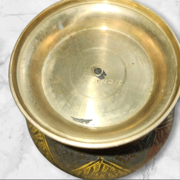 Small Brass Vase - Picture 3 of 4